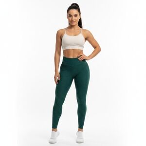 Leggings women's anti -cellulite Green size S
